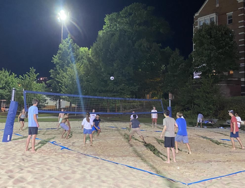 retreat night volleyball 
