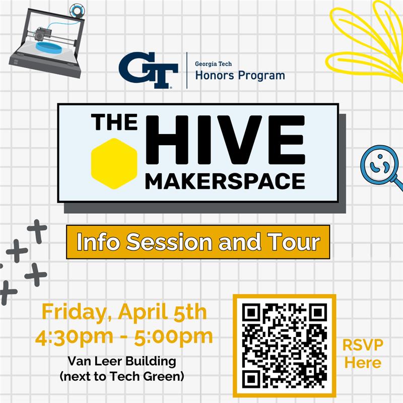 Ad for the Hive Makerspace tour