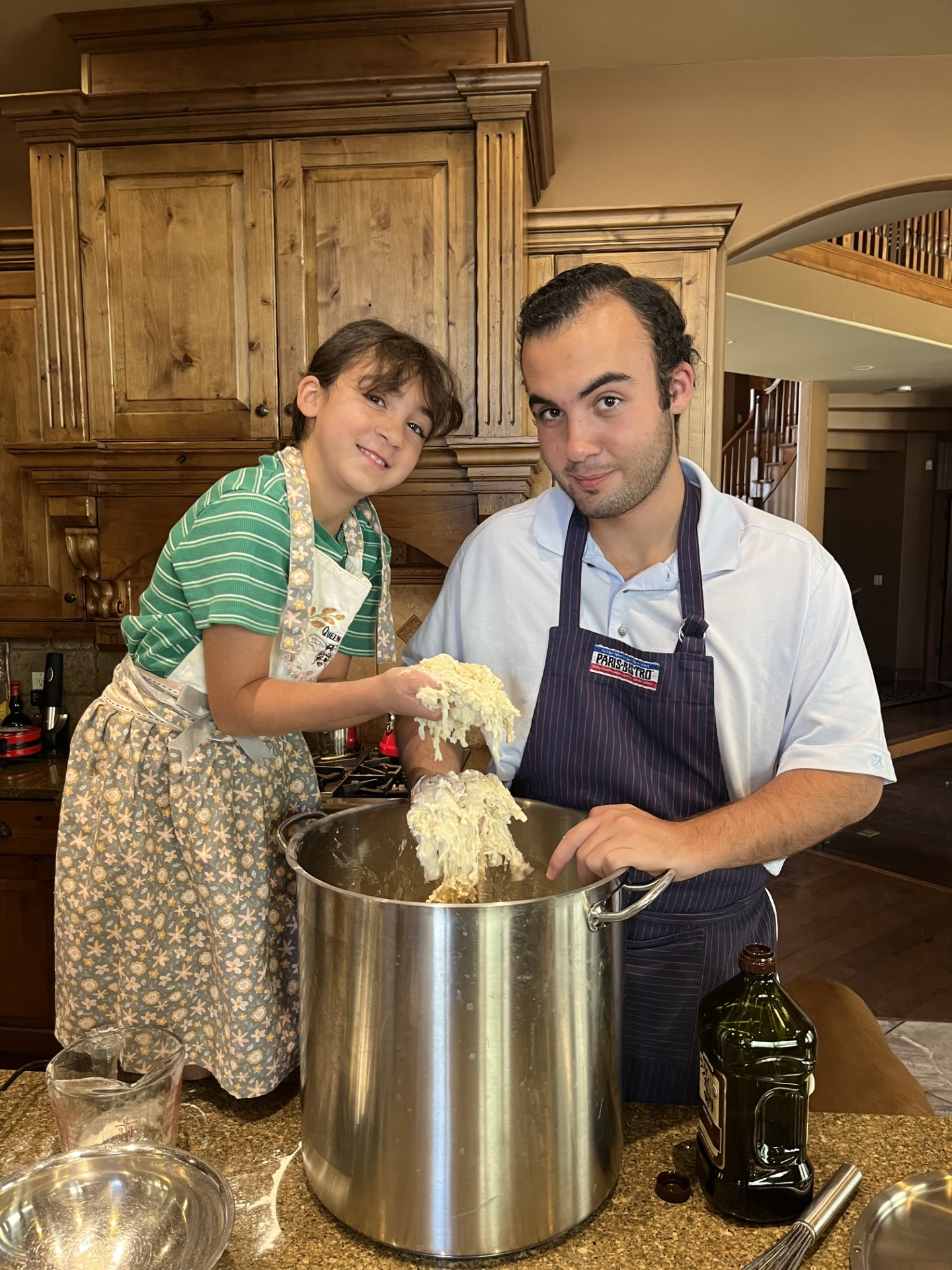 Panagiotis Saliaris shared the joy of cooking and baking with the younger generations.