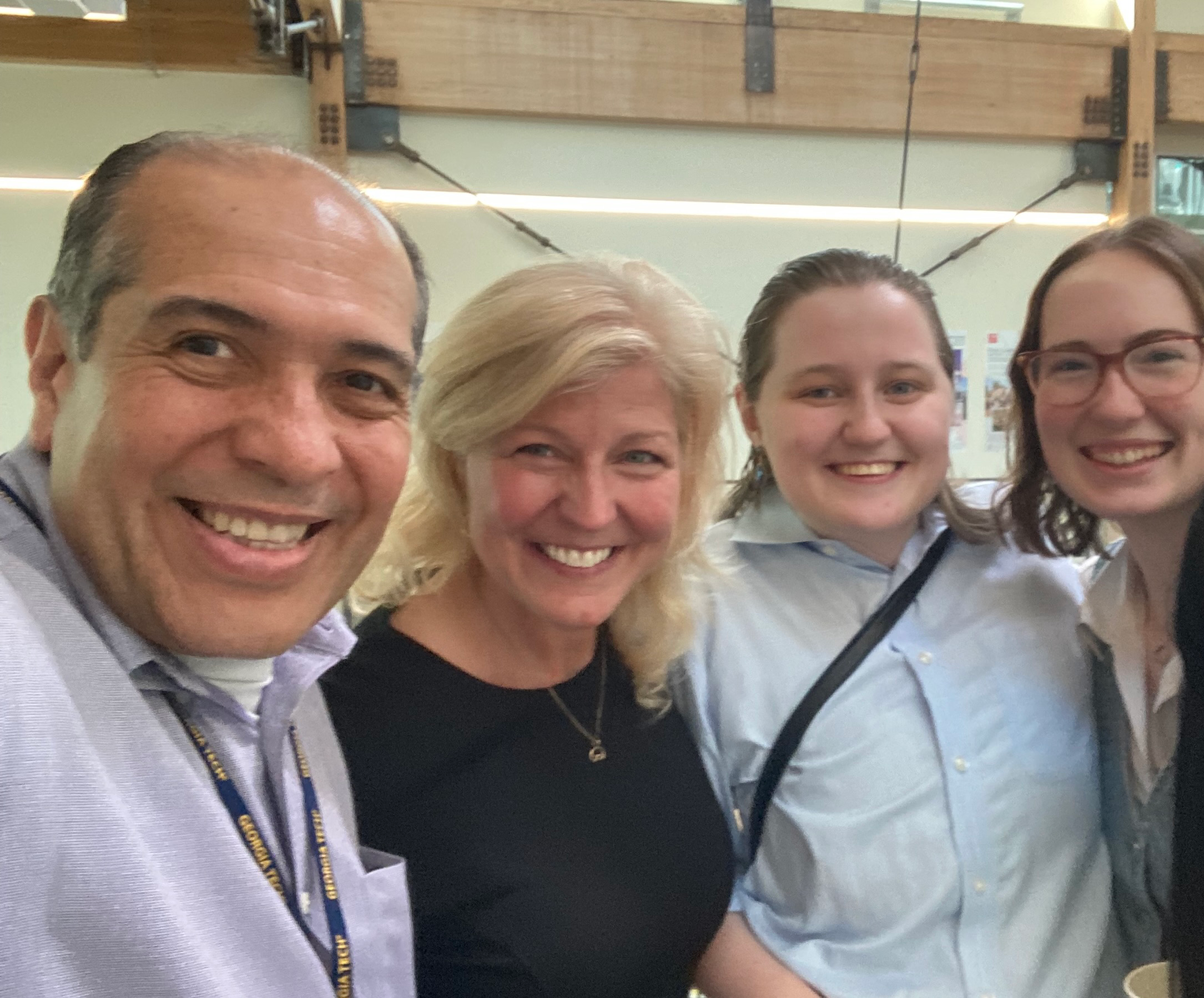 Dr. Garcia with colleagues and students